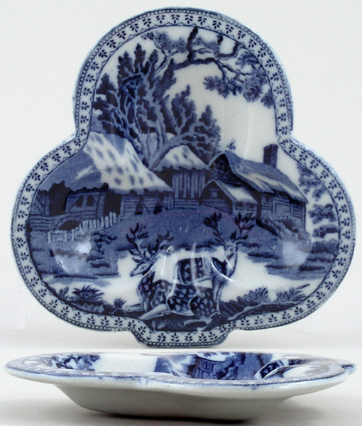 Dish small trefoil c1920